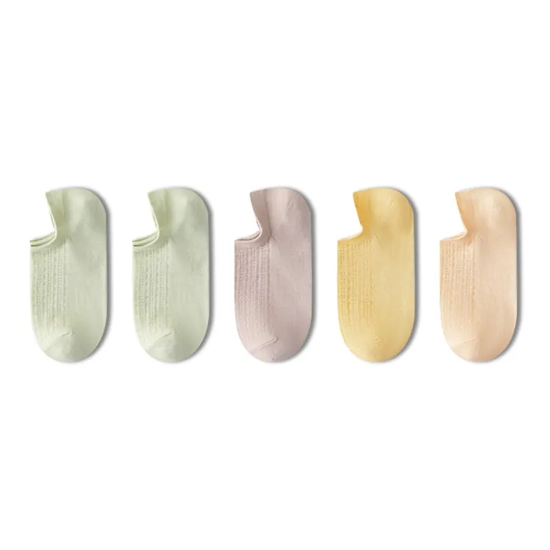 Mulong Family No-Show Socks Women's 5 Pack-0