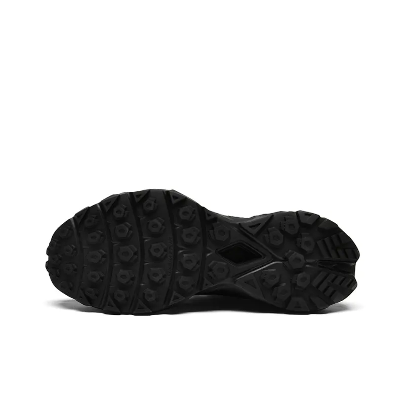 GLUNA Cushioning, Abrasion Resistant, Slip Resistant Low Top Running Shoes Unisex Black-4