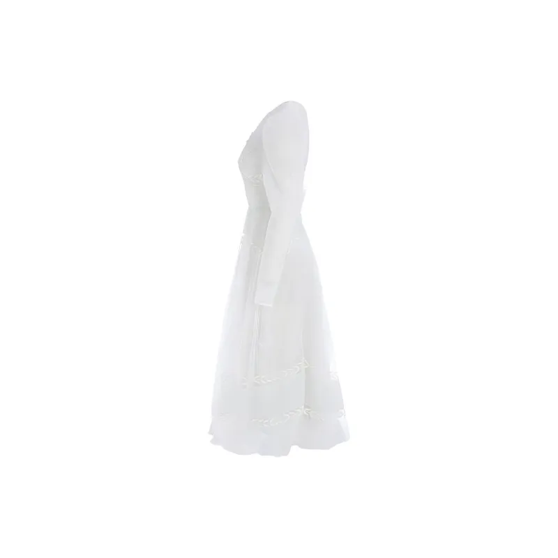 Marie Elie Long-Sleeved Dresses Women's Light Green-2