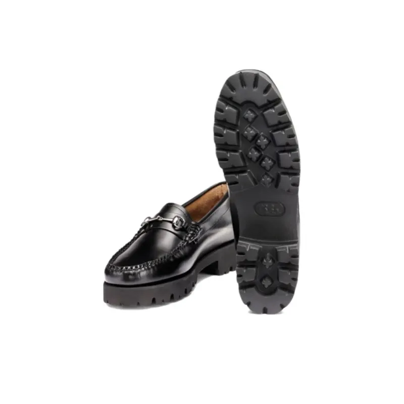 G.H. Bass & Co. Lianna Bit Super Lug Loafers 3.5cm Women's Black-5