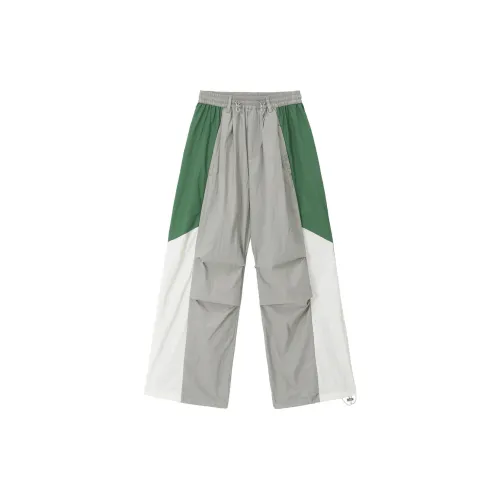 UNVESNO Casual Pants Unisex Sports Gray Green