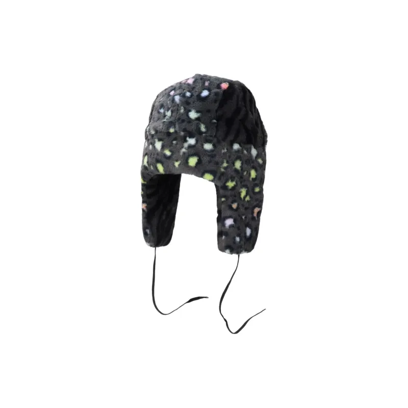 KANGOL Polyester Trapper Hats Unisex Black-4