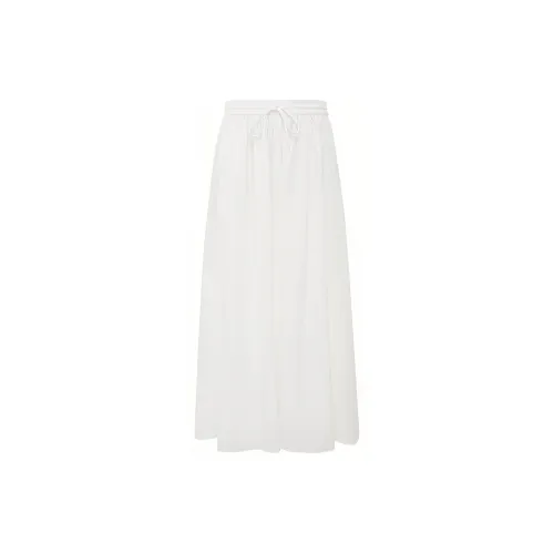 D'zzit Casual Long Skirts Women's White