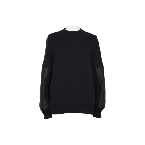 Sacai Sweatshirts Unisex Black