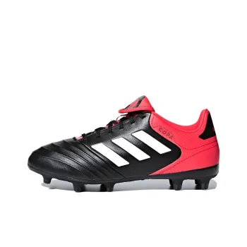 Adidas Copa 18.3 FG Rubber Long Studs Non-slip Lightweight Soccer Shoes Men's Black White Red