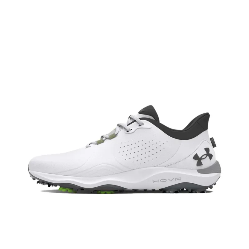 Under Armour UA Drive Pro Cushioning, Wear Resistant Low Top Golf Shoes Men's White-0