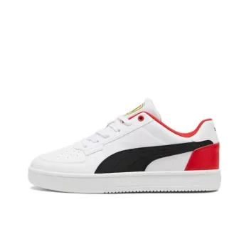 PUMA Scuderia Ferrari Slip Resistant, Abrasion Resistant, Breathable Low Top Skateboard Shoes Men's White