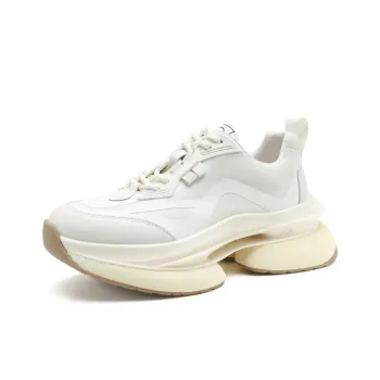 D FUSE SCANDINAVIA Chunky Sneakers Women's Low Top Beige