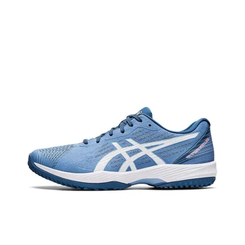 Asics Solution Swift FF Oc Cushioning Anti-Slip Wear-Resistant Breathability Low-Top Tennis Shoes Men's Blue