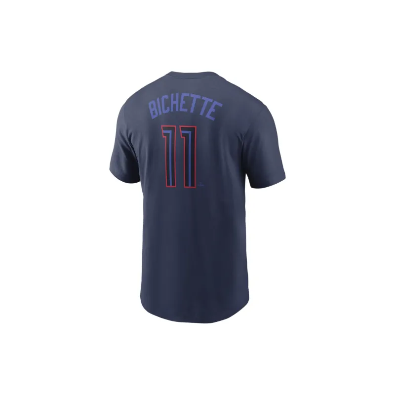 Nike Bo Bichette Toronto Blue Jays City Connect Fuse Men's Nike Mlb T Shirt-1