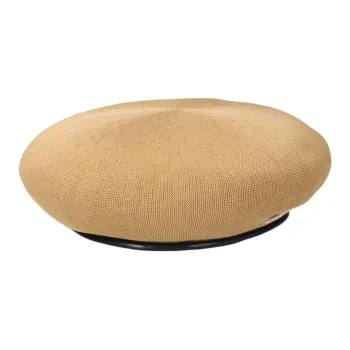 KANGOL Polyester Modified Acrylic Synthetic Leather Berets Unisex Oat