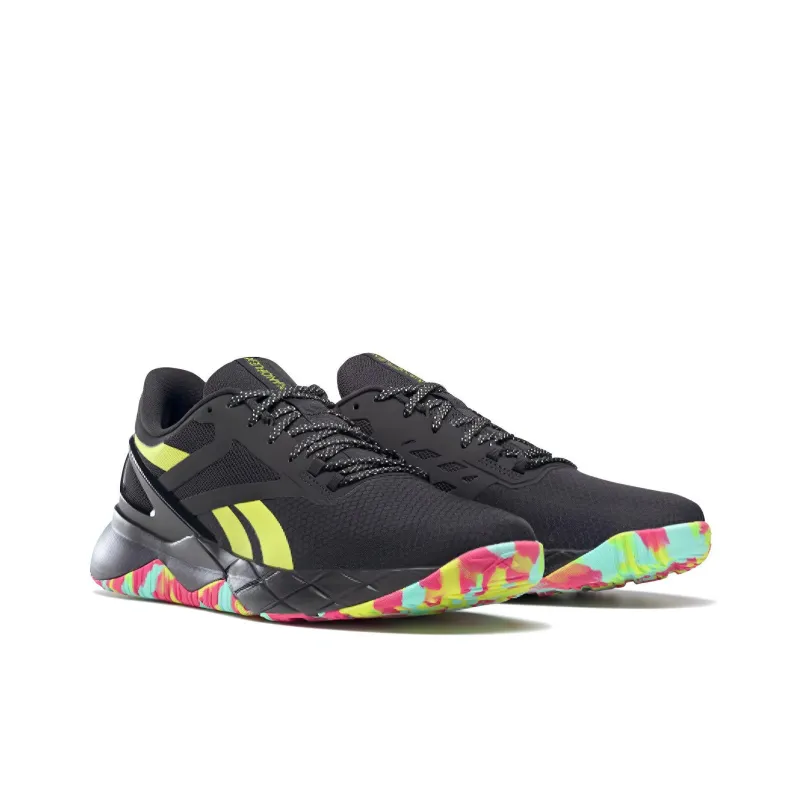 Reebok Nanoflex Tr 'Black Lime Camo'-2
