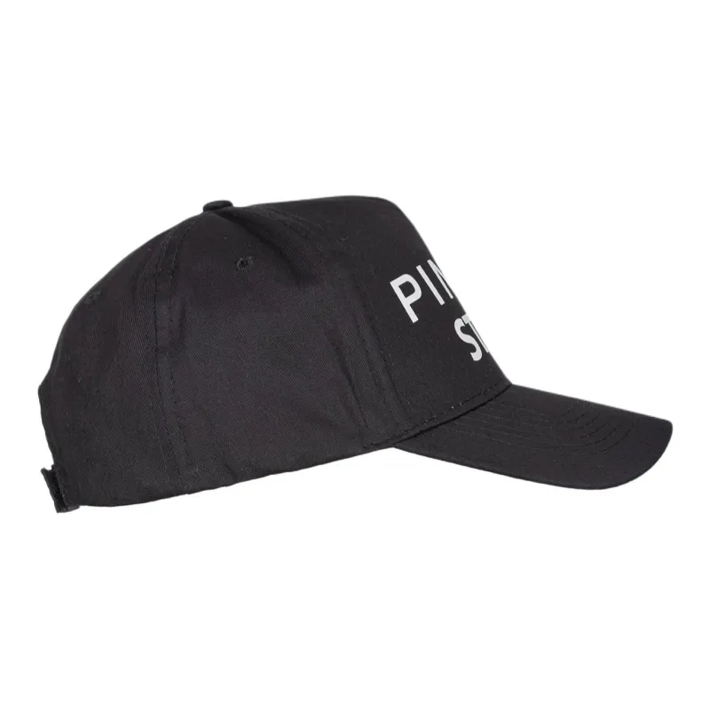 PINKO Cotton Baseball Caps Unisex Black-2