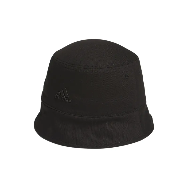 Adidas Cotton Elastane Blend Bucket Hats Unisex Black-1