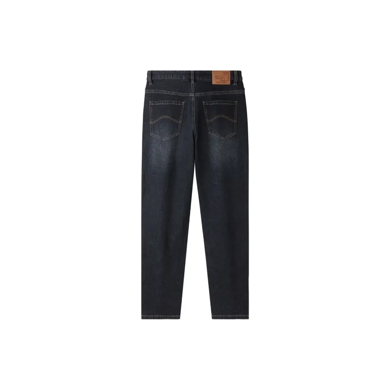 HLA The Mountain Is Not In The High Series Jeans Men Denim Blue Transition Color Dark 4E-1