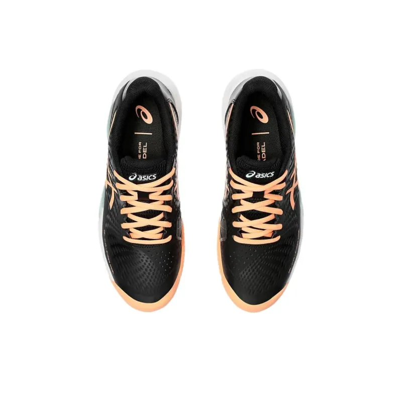 Asics Gel Challenger 14 Padel Black Bright Sunstone Women's-2