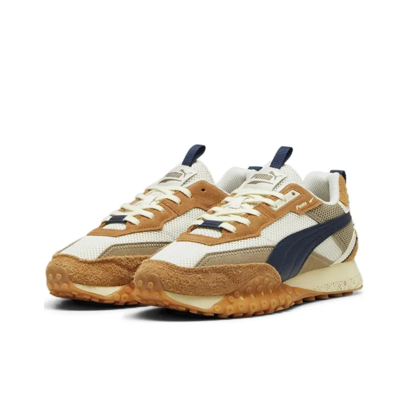 PUMA Blktop Rider Slip Resistant Low Top Casual Shoes Unisex Beige Brown-2
