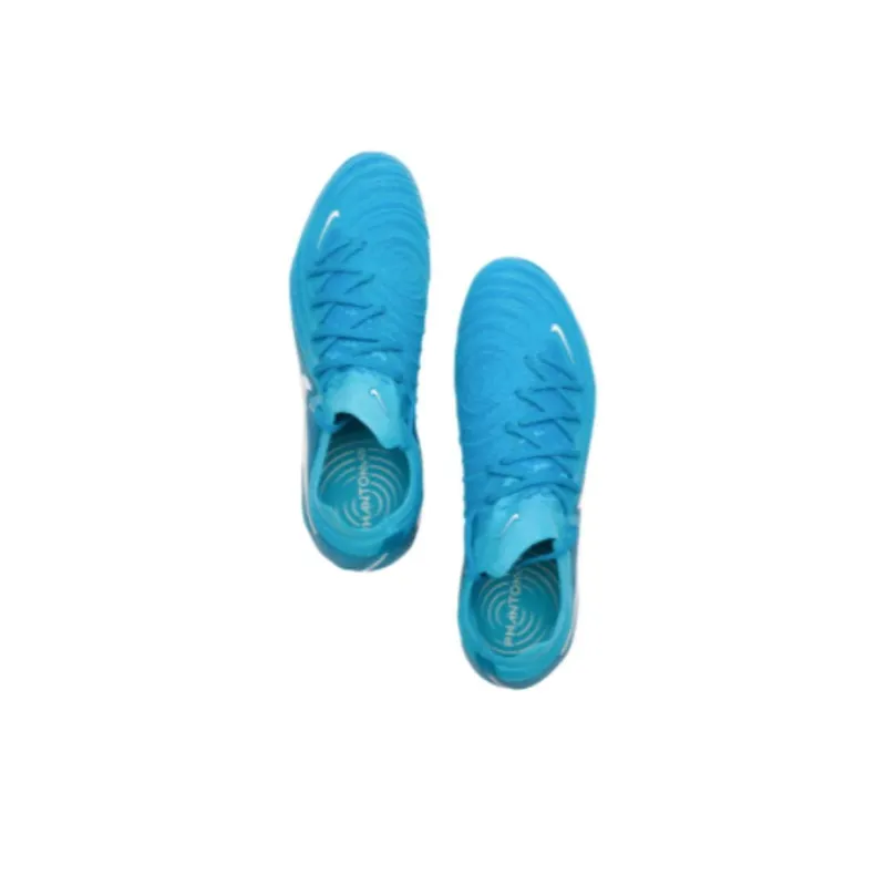 Nike Phantom GX 2 Elite AG Rubber Short Studs Artificial Ground Soccer Shoes Men's Blue White-3