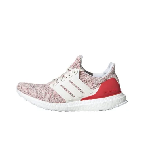 Adidas Ultra Boost 4.0 Chalk White Active Red Women's