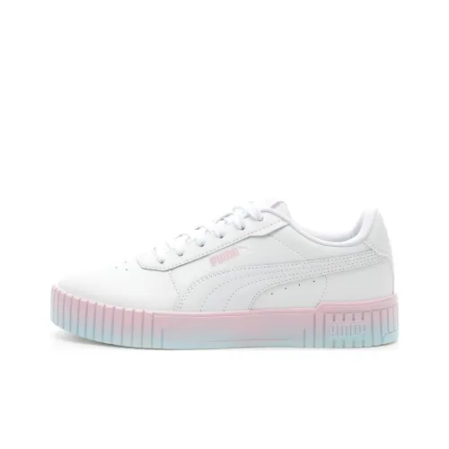 PUMA Carina 2.0 Skateboard Shoes Women's Low-Top White/Pink