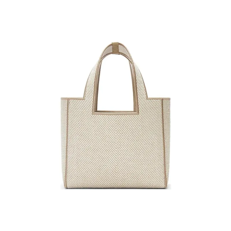 LOEWE Font Tote Canvas Canvas Bag Tote Bag Shopping Bag Handbag Small Size Women's Linen Original-4