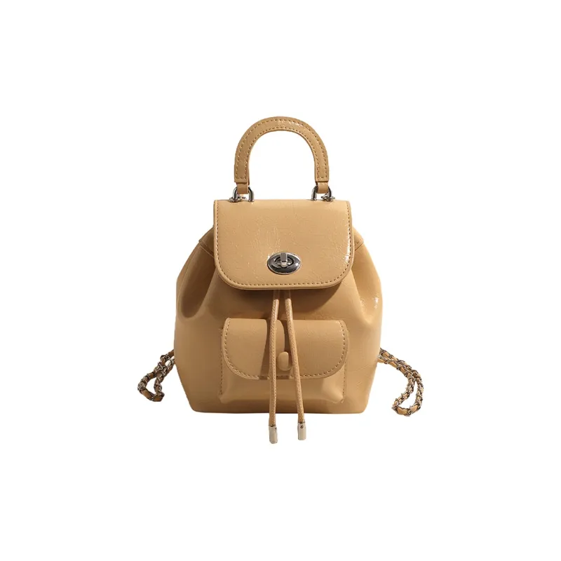 MINLUBAOLUO PU Casual Versatile Design Backpack For Commute And Travel Regular Women's Multicolor-15