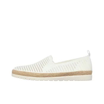 Skechers Bob's Flexpadrille 3.0 Pastel Sky Abrasion Resistant Low Top Casual Shoes Women's White