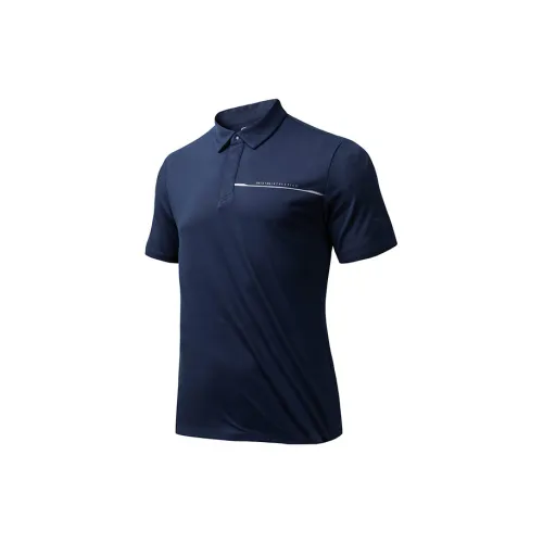 ANTA Variety Training Collection Polo Shirts Men Deep Night Blue