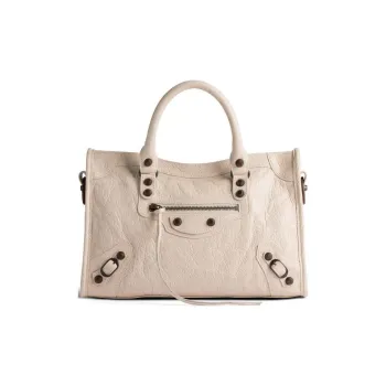 Balenciaga Le City Stud Detailed Small Tote Bag