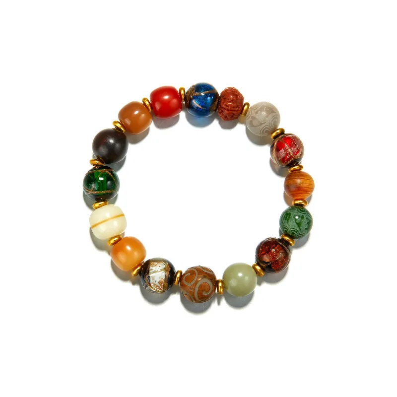 DH7 Colored Glaze Bracelets Unisex-1