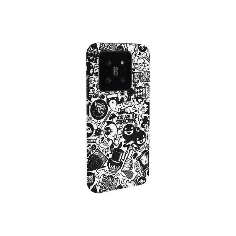 Keshami PC Material Egg Crushing Fully Enclosed Impact Resistant Matte Phone Cases Compatibility  Xiaomi 15 Pro/14 Pro-4