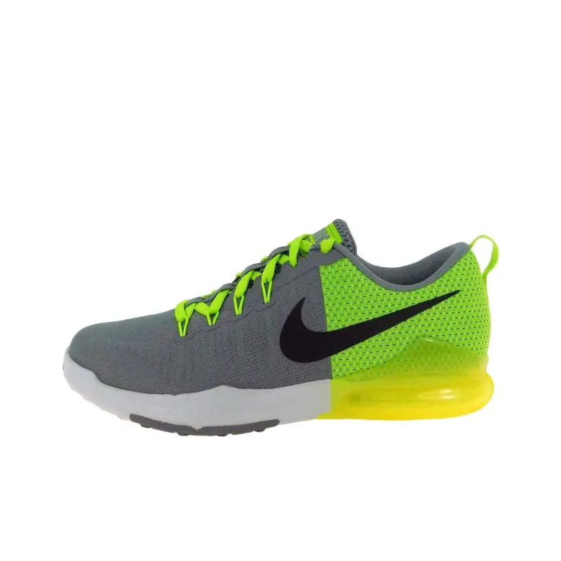 Nike Zoom Train Action Cushioning, Wear Resistant Low Top Training Shoes Men's Gray Green-0