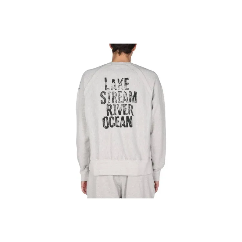 ENGINEERED GARMENTS Printed Crewneck Sweatshirt-1