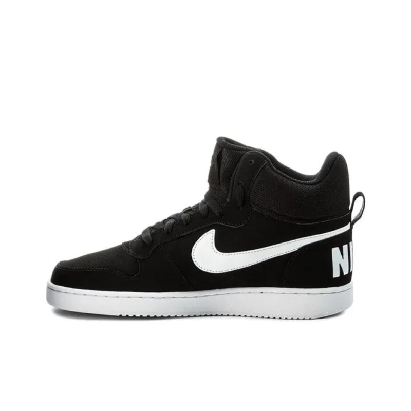 Nike Court Borough Mid Black/White-0