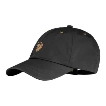 Fjallraven Recycled Polyester Organic Cotton Baseball Caps Unisex Black