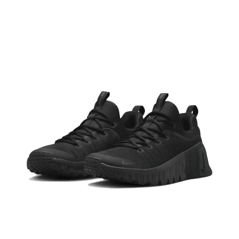 Nike Free Metcon 6 Slip Resistant Breathable Low Top Training Shoes Unisex Black-2