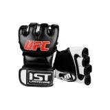 Microfiber Leather Half Finger Black White
