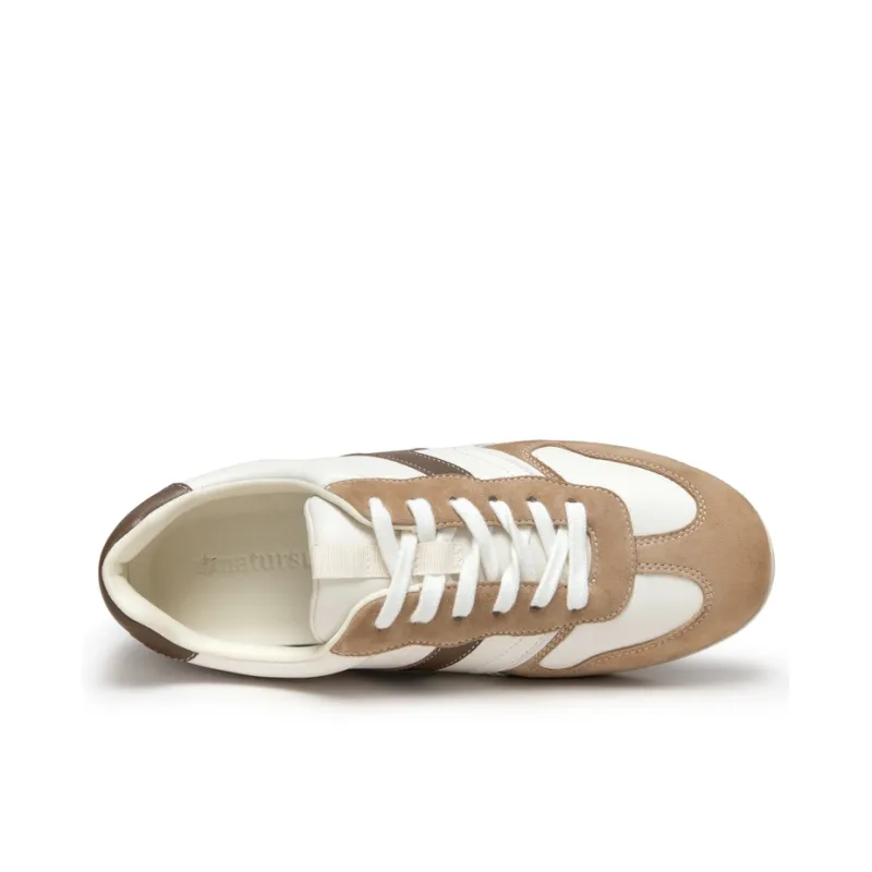 NATURSUN Casual Shoes Women's Low Top Ecru/Apricot, Ecru/Black-4