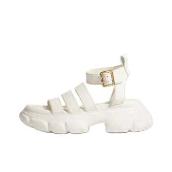 JONATHAN SIMKHAI Cassidy Roman Sandals Women's White