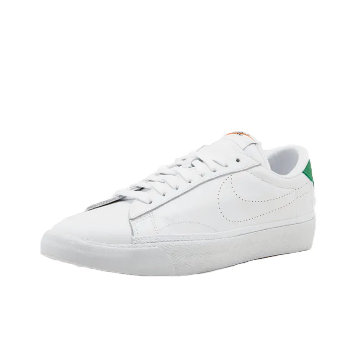 Fragment Design x Nike Air Zoom Tennis Classic AC Cushioning, Wear Resistant Low Top Skateboard Shoes Men's White-1