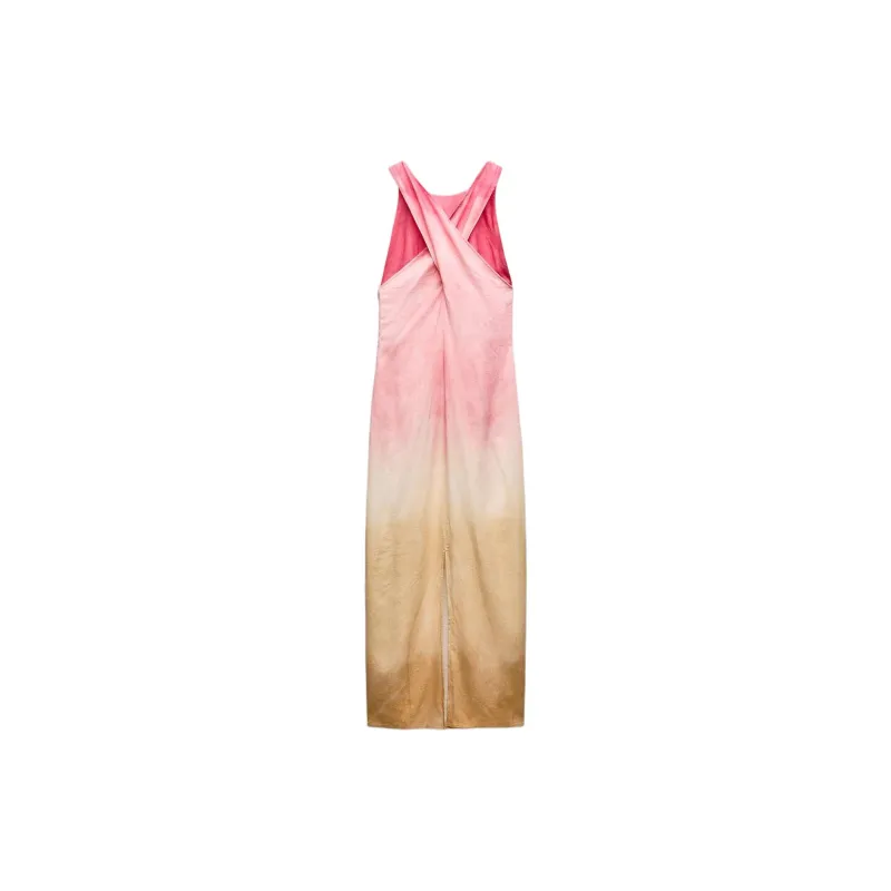 ZARA Slip Dresses Women's Pink-1