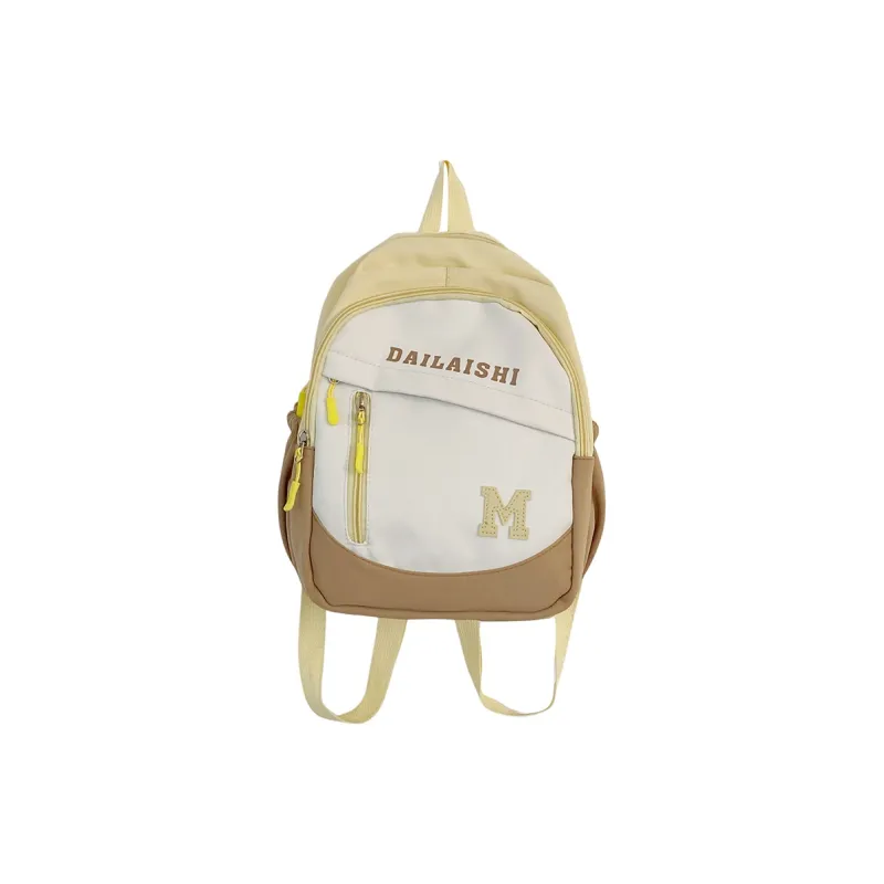 KAKAXI Nylon Backpack Regular Women's Black/Purple/Yellow/Green/Blue/Pink-8