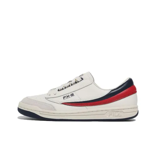 FILA Tennis 88 Anti Slip Wear Resistant Low Top Tennis Shoes Unisex White