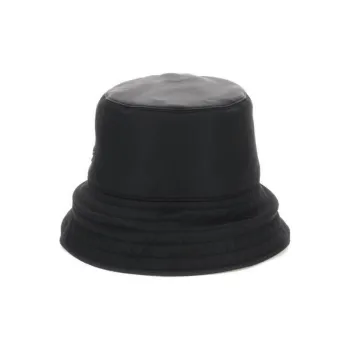 FERRAGAMO Recycled Nylon Bucket Hats Men's Black