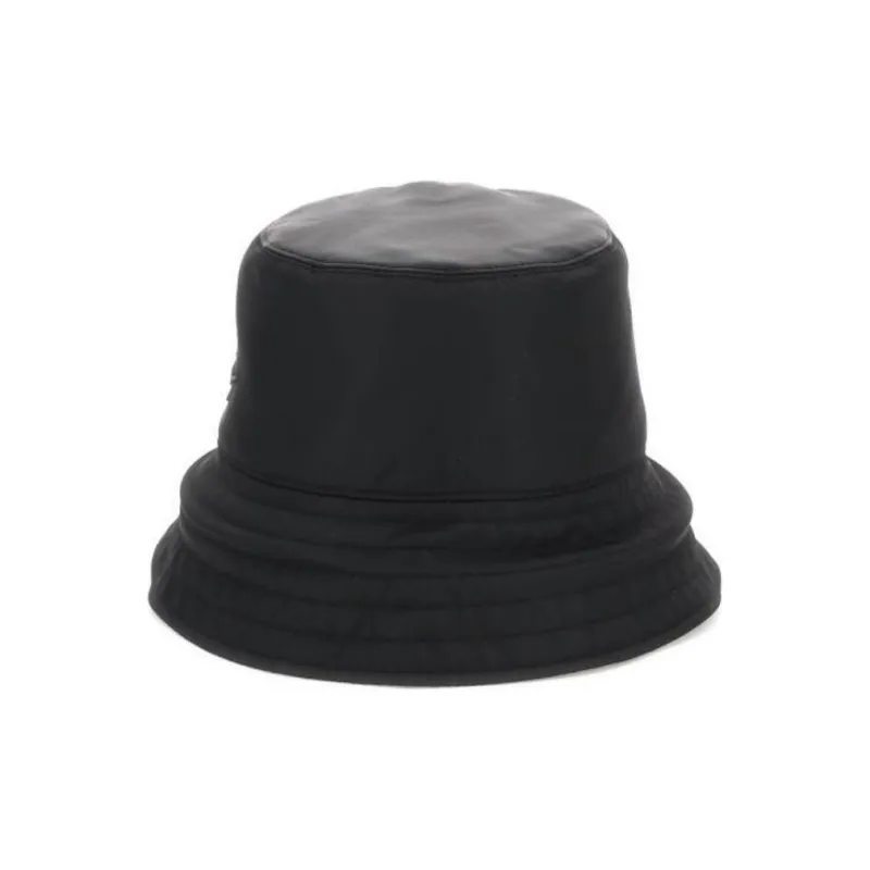 FERRAGAMO Recycled Nylon Bucket Hats Men's Black-0