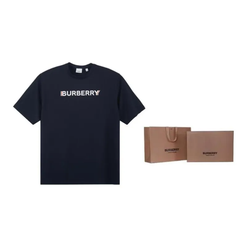 Burberry T Shirt Men's Dark Blue-3