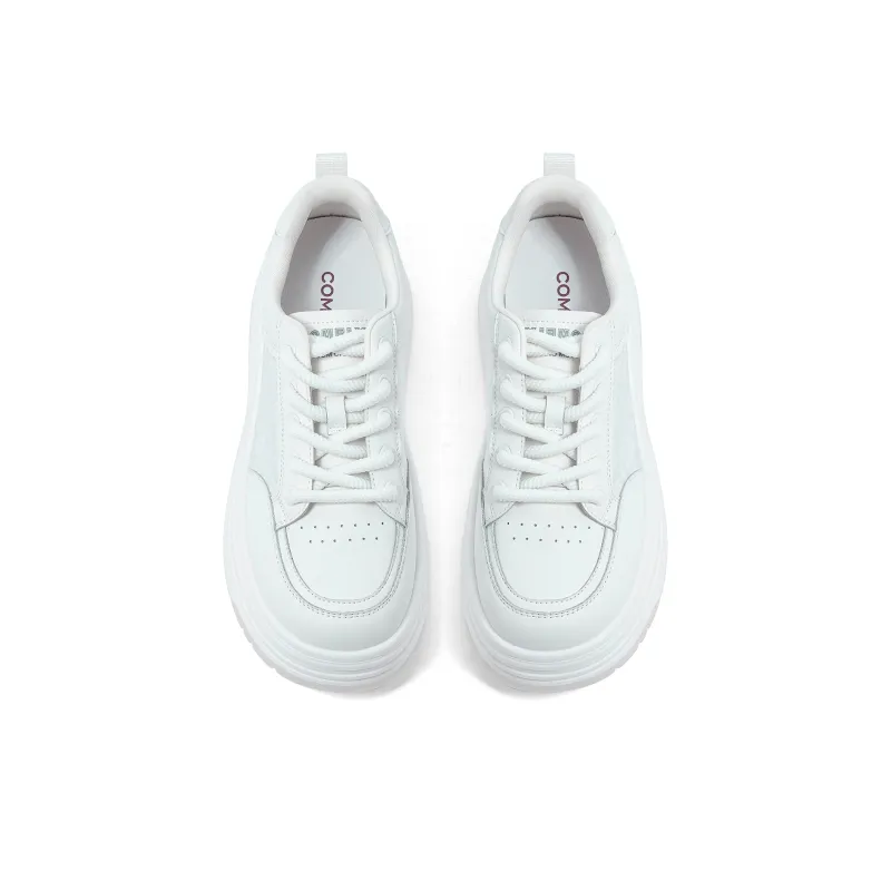 COMELY Casual Shoes Women's Low Top Ecru-3