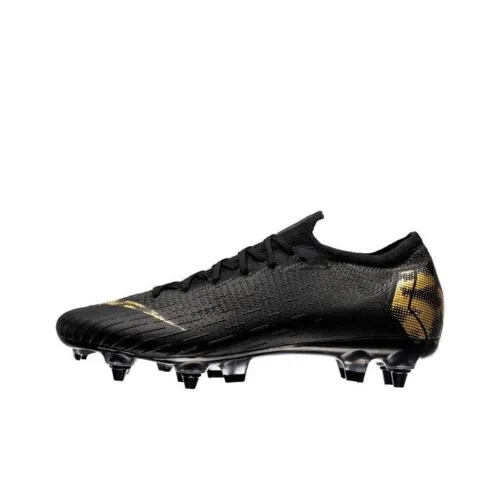 Nike Mercurial Vapor 12 Soccer Shoes Men Low-Top Black/Gold