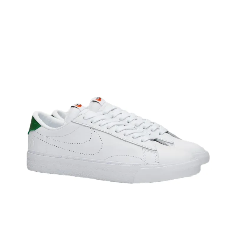 Fragment Design x Nike Air Zoom Tennis Classic AC Cushioning, Wear Resistant Low Top Skateboard Shoes Men's White-2