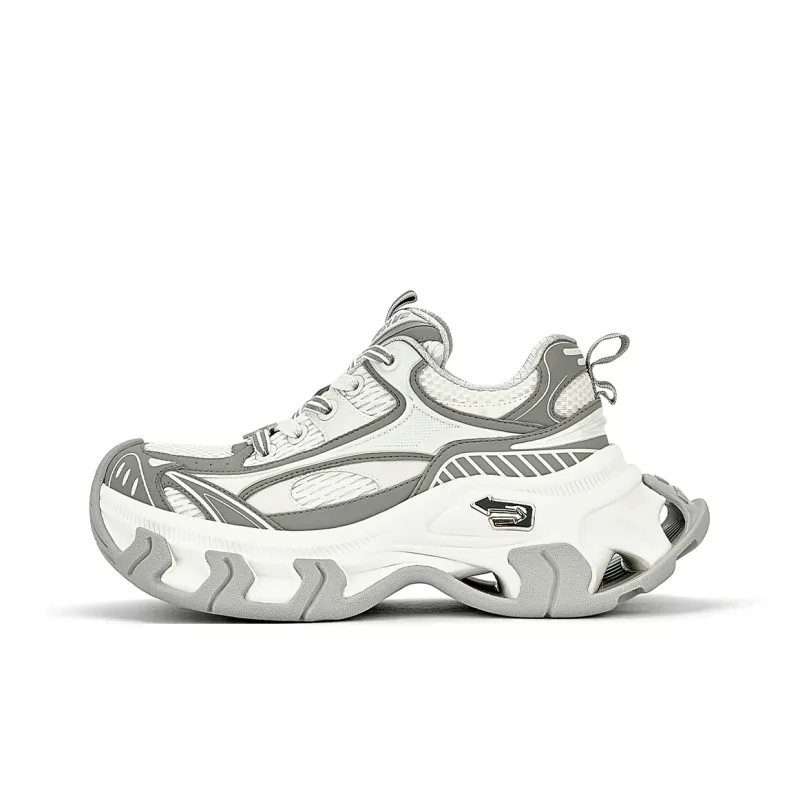 NEXT IMPULSIVE Low Top Chunky Sneakers Unisex Cloudy Gray-0
